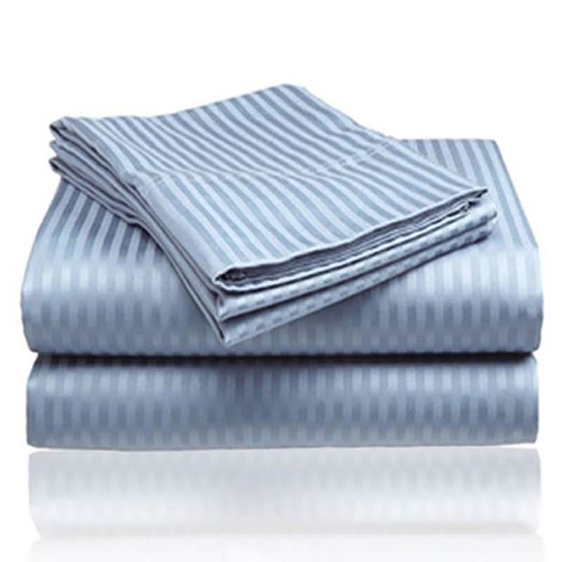 4-Piece: 1800 Series Brushed Microfiber Dobby Striped Sheet Set DailySale