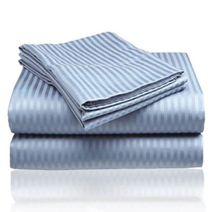 4-Piece: 1800 Series Brushed Microfiber Dobby Striped Sheet Set DailySale