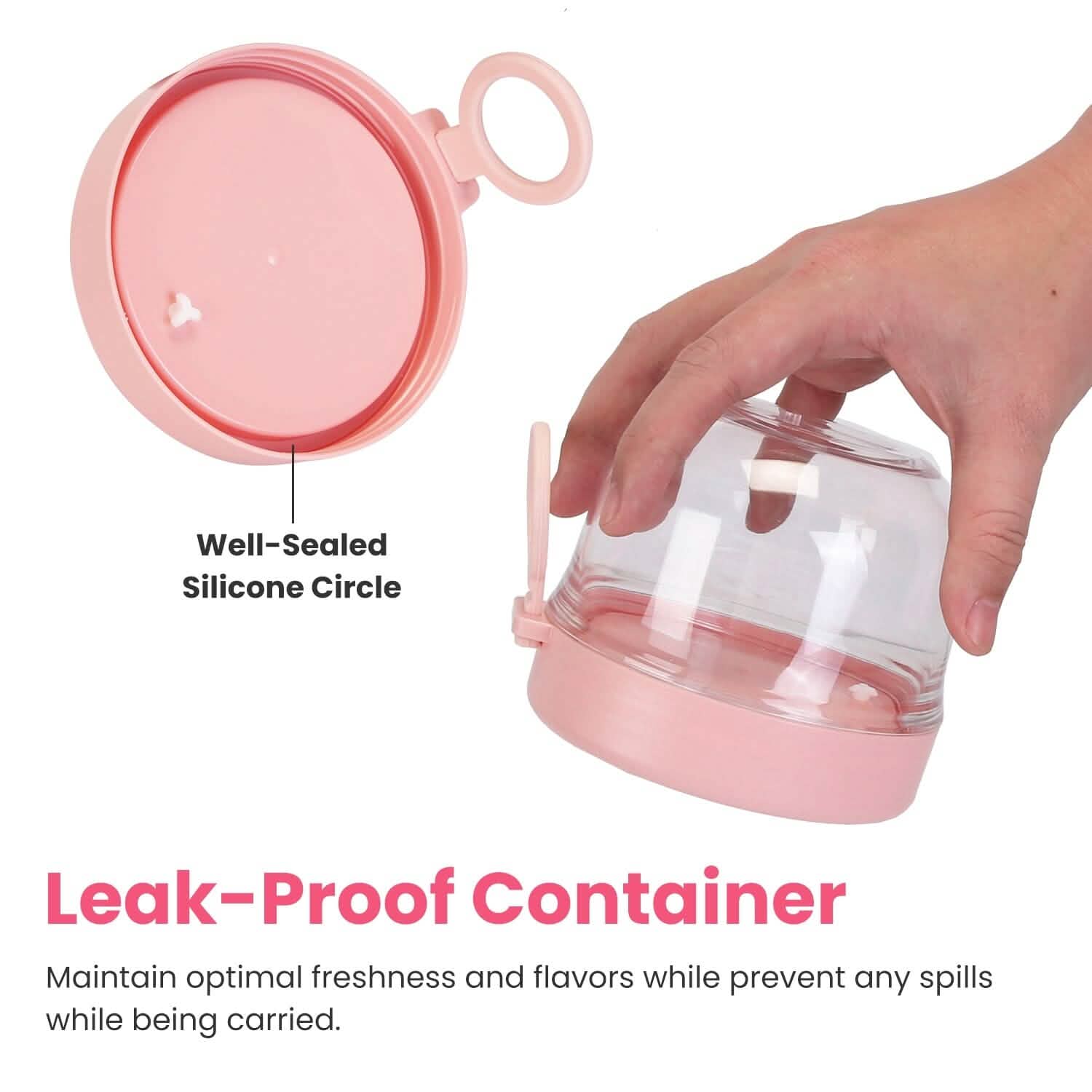 4-Piece: 20 Oz Oat Containers with Lids and Folding Spoons DailySale