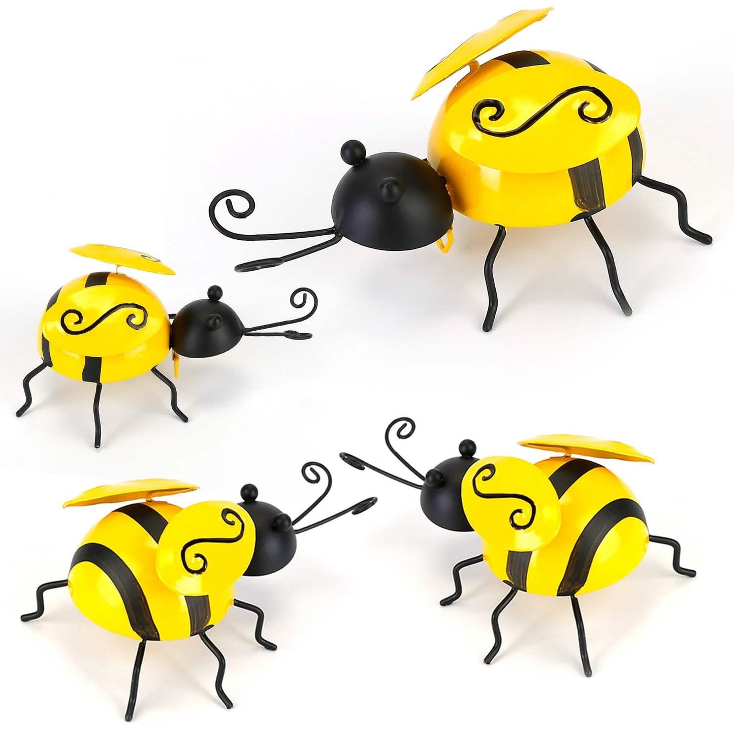 4-Piece: 3D Bumble Bee Ornament Set DailySale
