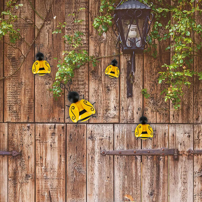 4-Piece: 3D Bumble Bee Ornament Set DailySale