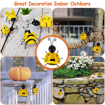 4-Piece: 3D Bumble Bee Ornament Set DailySale