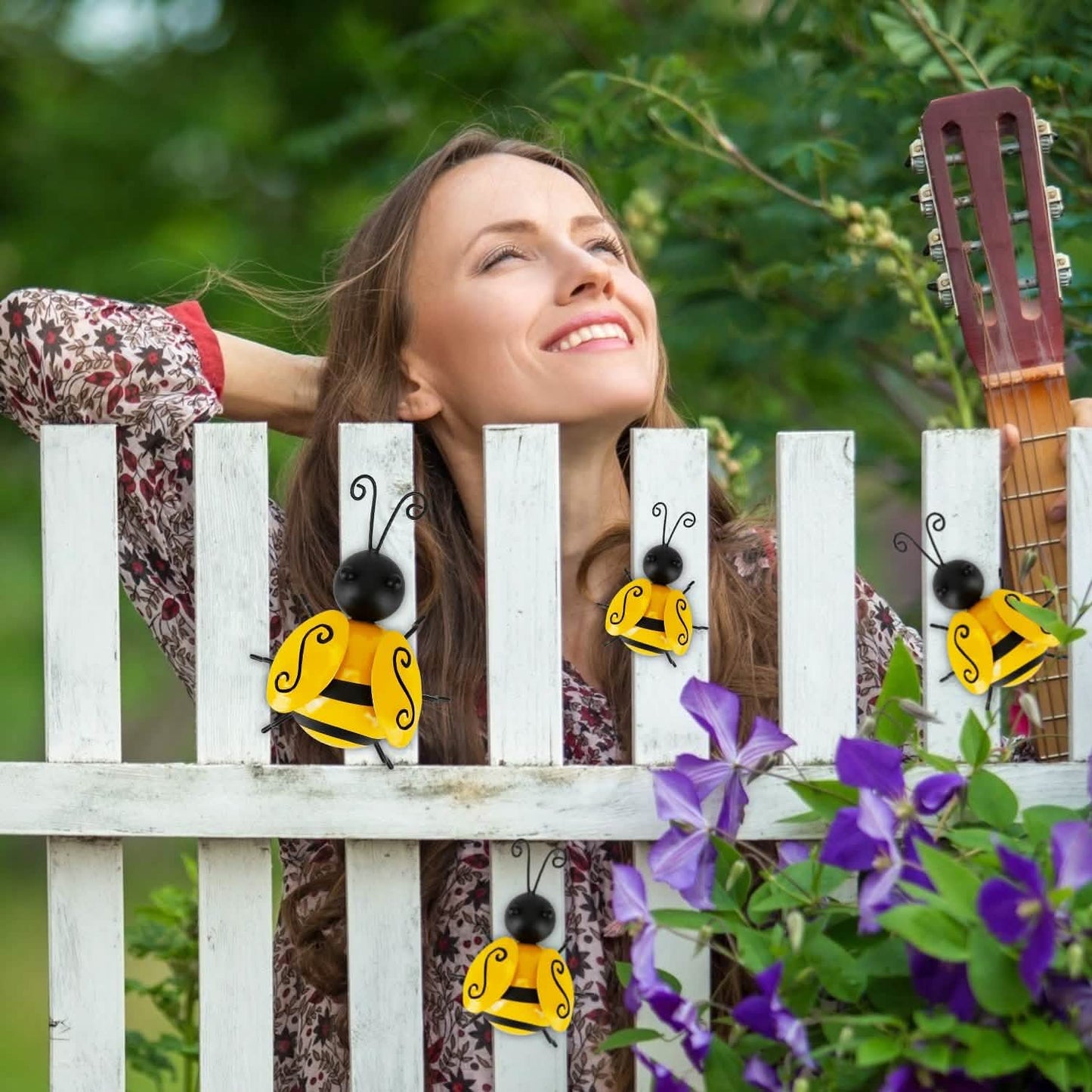 4-Piece: 3D Bumble Bee Ornament Set DailySale