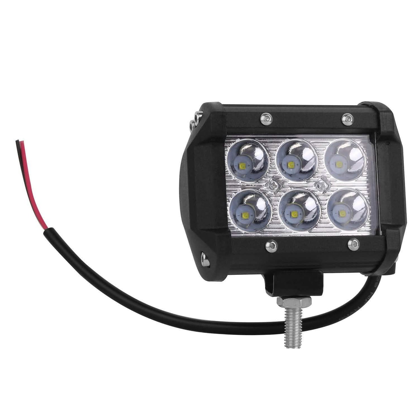 4-Piece: 4” 18W Dual Row LED Spot Light Pod DailySale