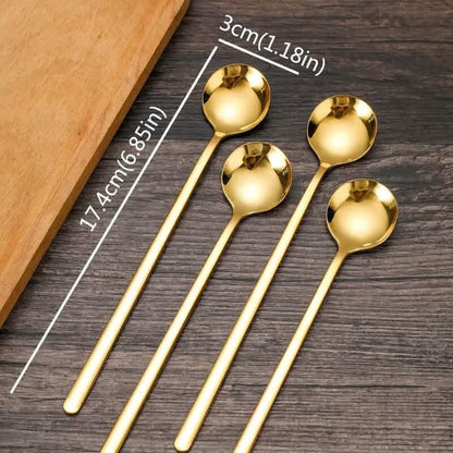 4-Piece: 6.85'' Coffee Espresso Spoons DailySale