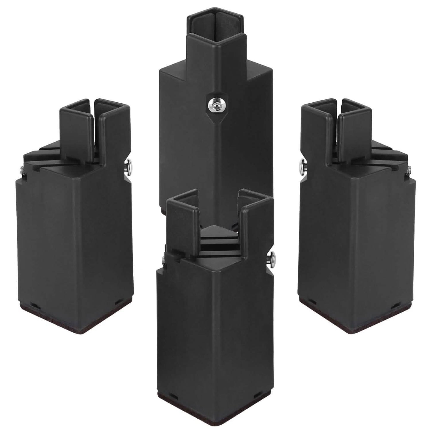 4-Piece: Adjustable Bed Riser with Screw Clamp DailySale