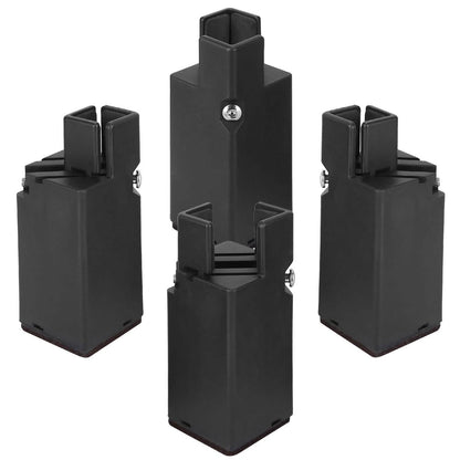 4-Piece: Adjustable Bed Riser with Screw Clamp DailySale