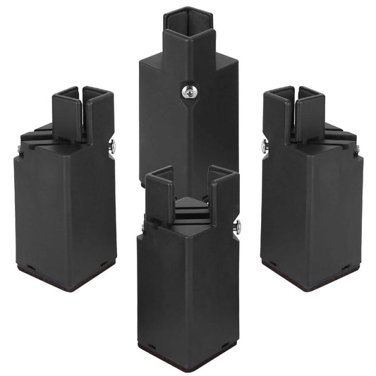 4-Piece: Adjustable Bed Riser with Screw Clamp DailySale