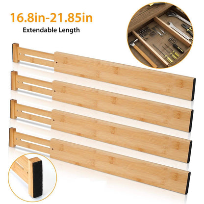 4-Piece: Adjustable Drawer Divider DailySale