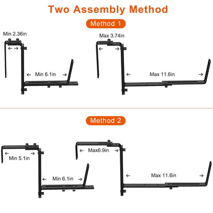 4-Piece: Adjustable Planter Box Brackets DailySale