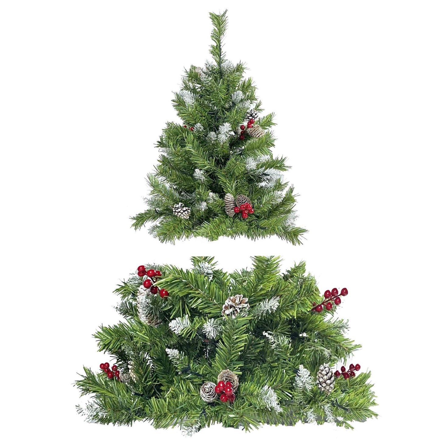 4-Piece: Artificial Christmas Tree Set DailySale