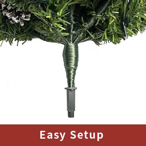 4-Piece: Artificial Christmas Tree Set DailySale