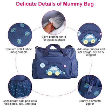 4-Piece: Baby Diaper Tote Bag Set DailySale