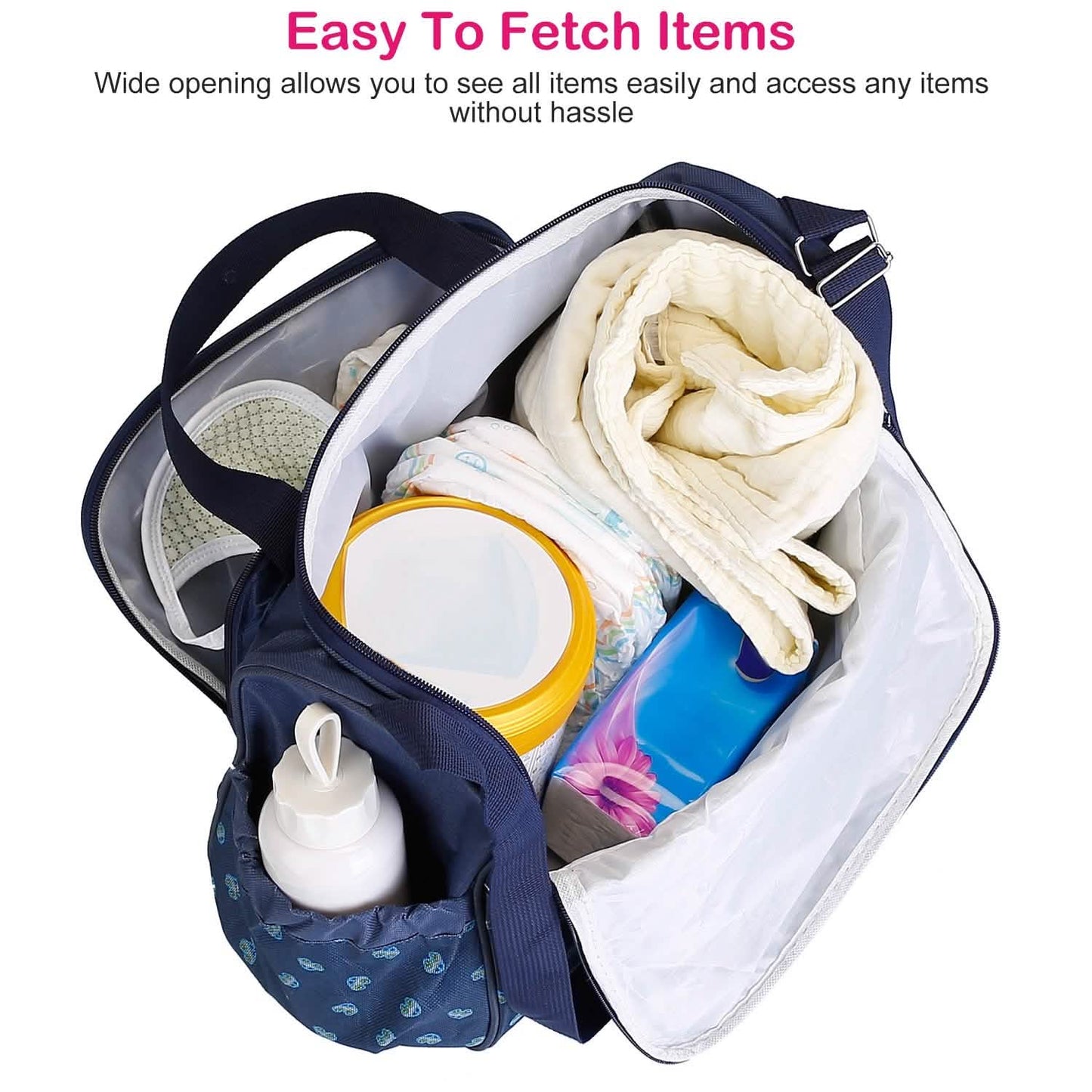 4-Piece: Baby Diaper Tote Bag Set DailySale