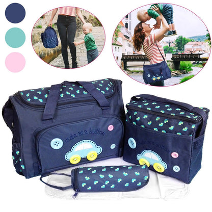 4-Piece: Baby Diaper Tote Bag Set DailySale