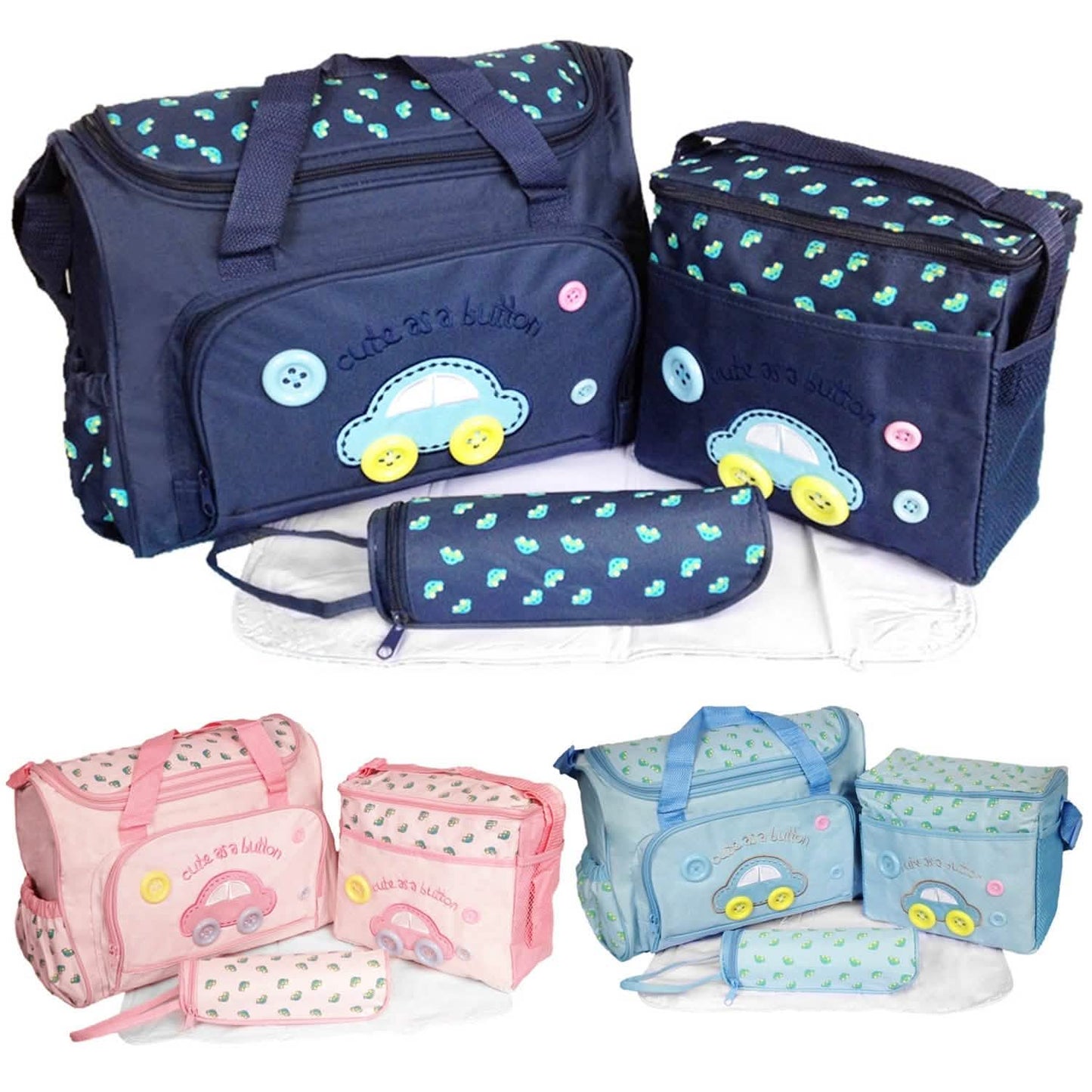 4-Piece: Baby Diaper Tote Bag Set DailySale