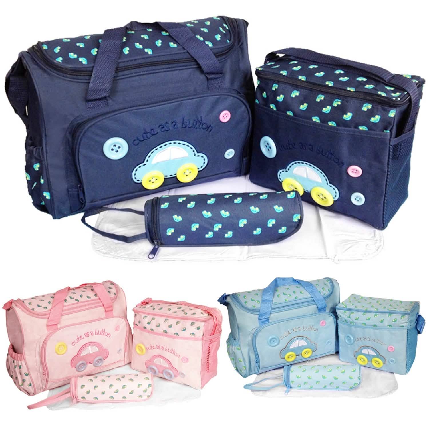 4-Piece: Baby Diaper Tote Bag Set DailySale