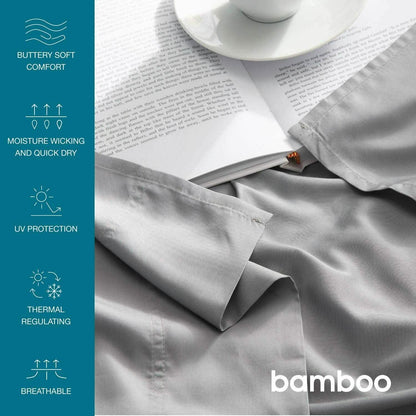 4-Piece: Bibb Home 300tc Bamboo Viscose Sheet Set DailySale