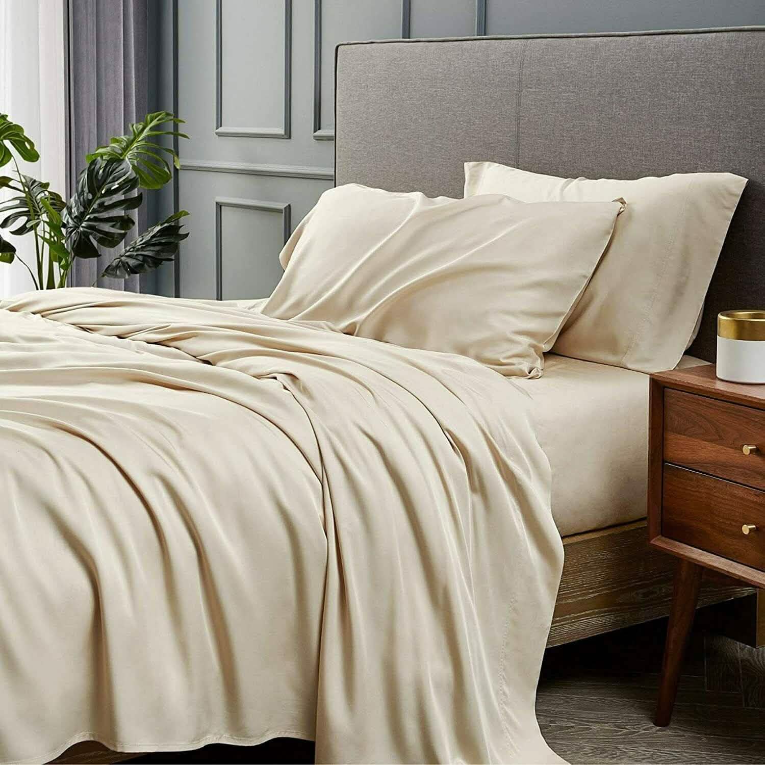 4-Piece: Bibb Home 300tc Bamboo Viscose Sheet Set DailySale