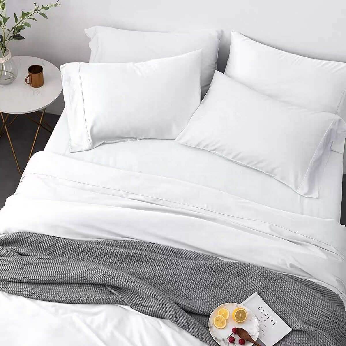 4-Piece: Bibb Home 300tc Bamboo Viscose Sheet Set DailySale