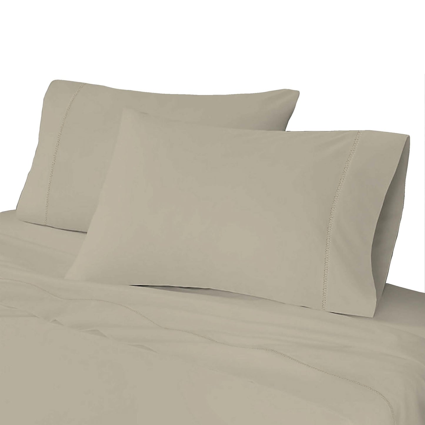 4-Piece: Brushed Cotton Percale Sheet Set DailySale