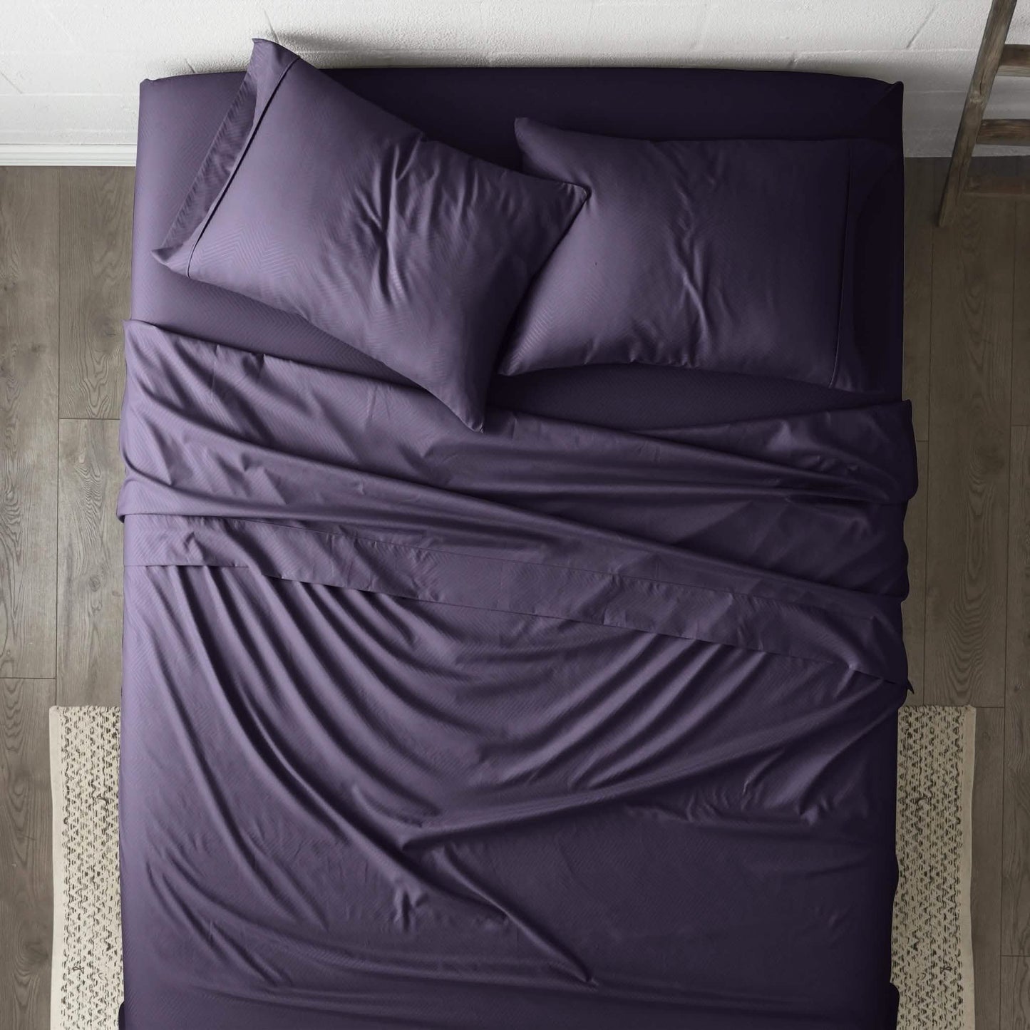 4-Piece: Chevron Embossed Sheet Set DailySale