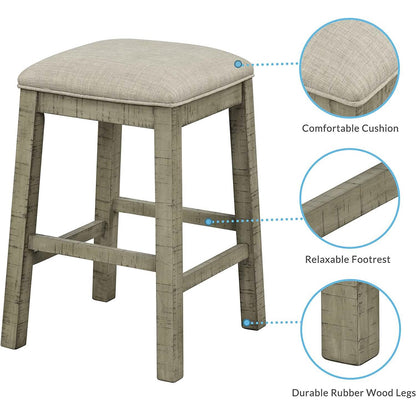 4-Piece: Counter Height Bar Table Set DailySale