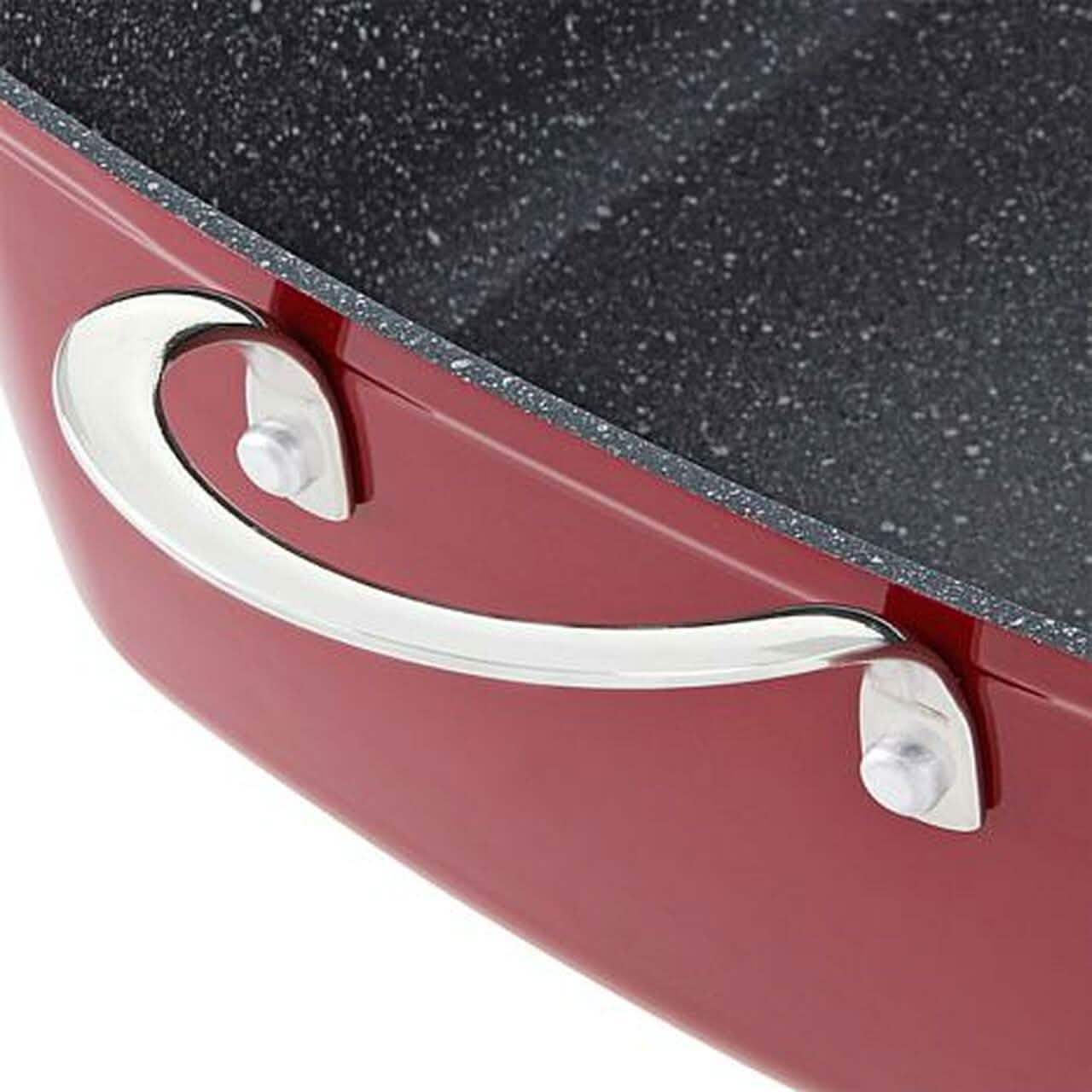 4-Piece: Curtis Stone Dura-Pan Chef Square Saute Set (Refurbished) DailySale