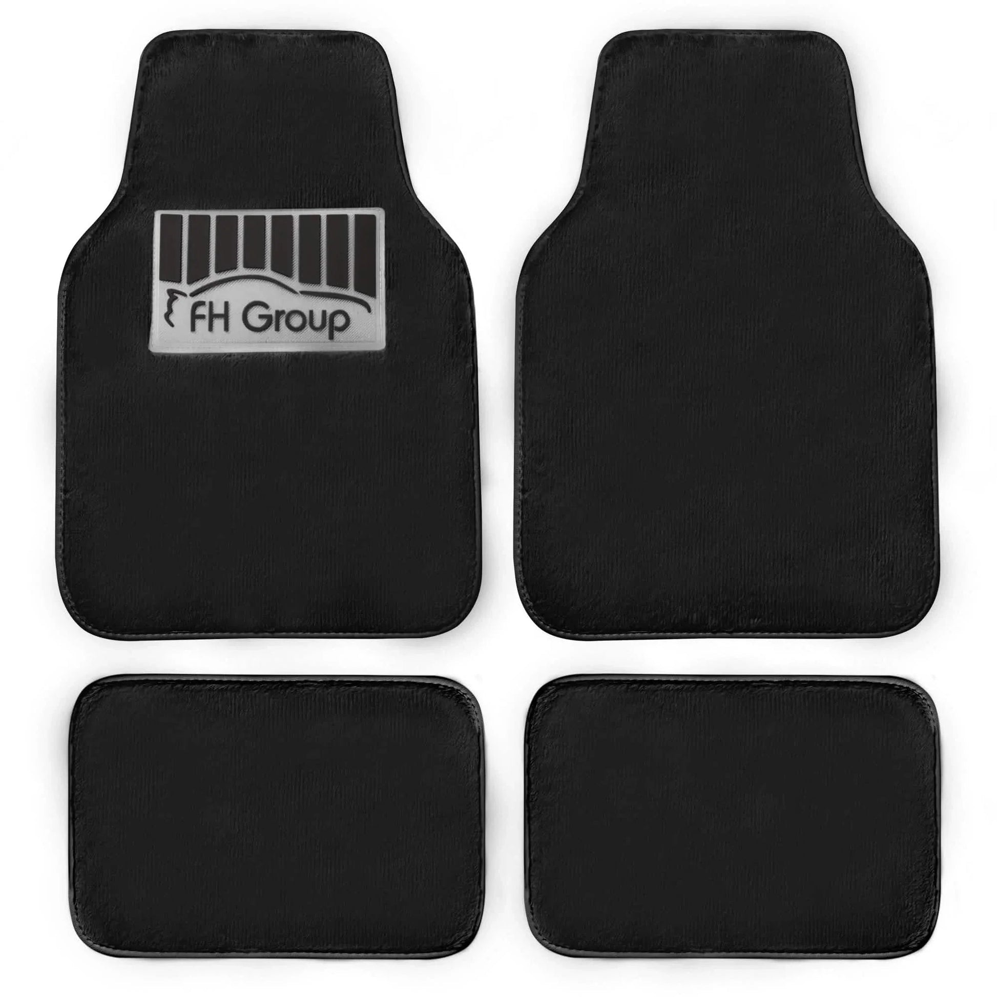 4-Piece: Doe16 Faux Rabbit Fur Non-Slip Floor Mat Set DailySale
