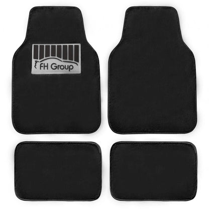 4-Piece: Doe16 Faux Rabbit Fur Non-Slip Floor Mat Set DailySale