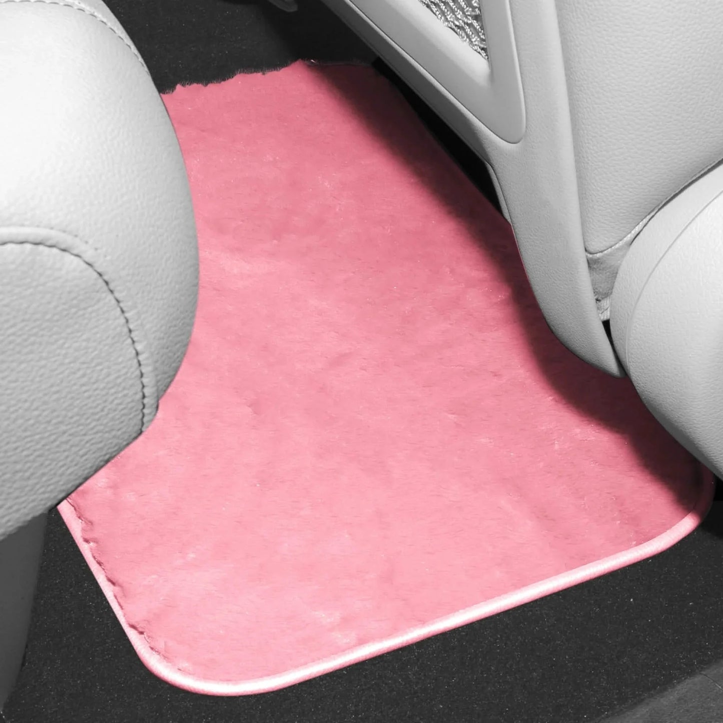 4-Piece: Doe16 Faux Rabbit Fur Non-Slip Floor Mat Set DailySale