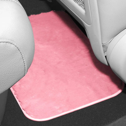 4-Piece: Doe16 Faux Rabbit Fur Non-Slip Floor Mat Set DailySale