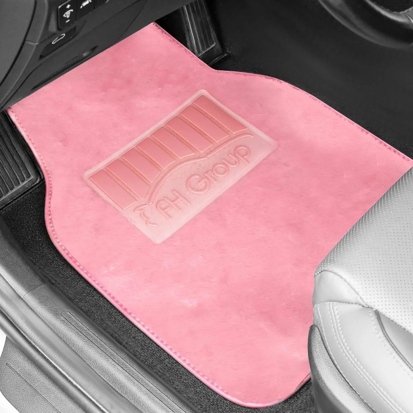 4-Piece: Doe16 Faux Rabbit Fur Non-Slip Floor Mat Set DailySale