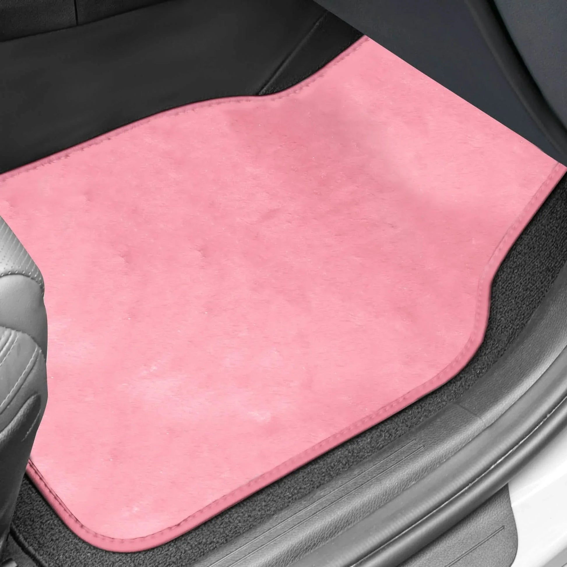 4-Piece: Doe16 Faux Rabbit Fur Non-Slip Floor Mat Set DailySale