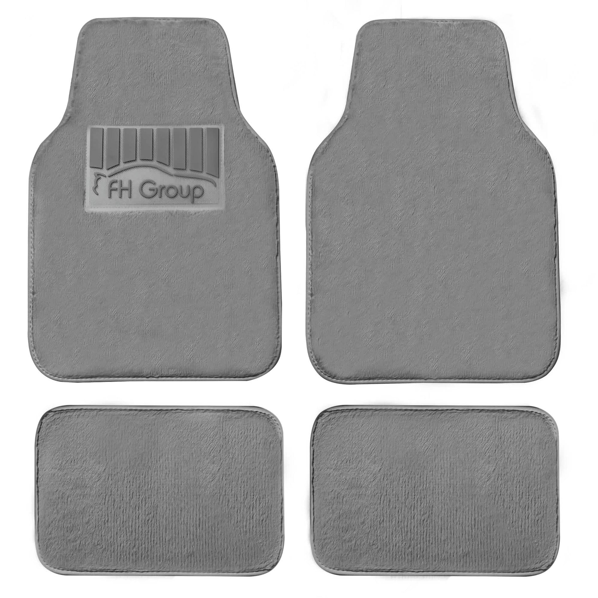 4-Piece: Doe16 Faux Rabbit Fur Non-Slip Floor Mat Set DailySale