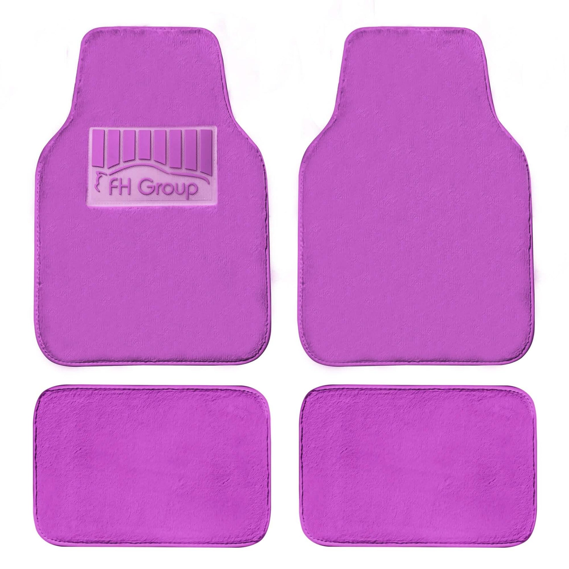 4-Piece: Doe16 Faux Rabbit Fur Non-Slip Floor Mat Set DailySale
