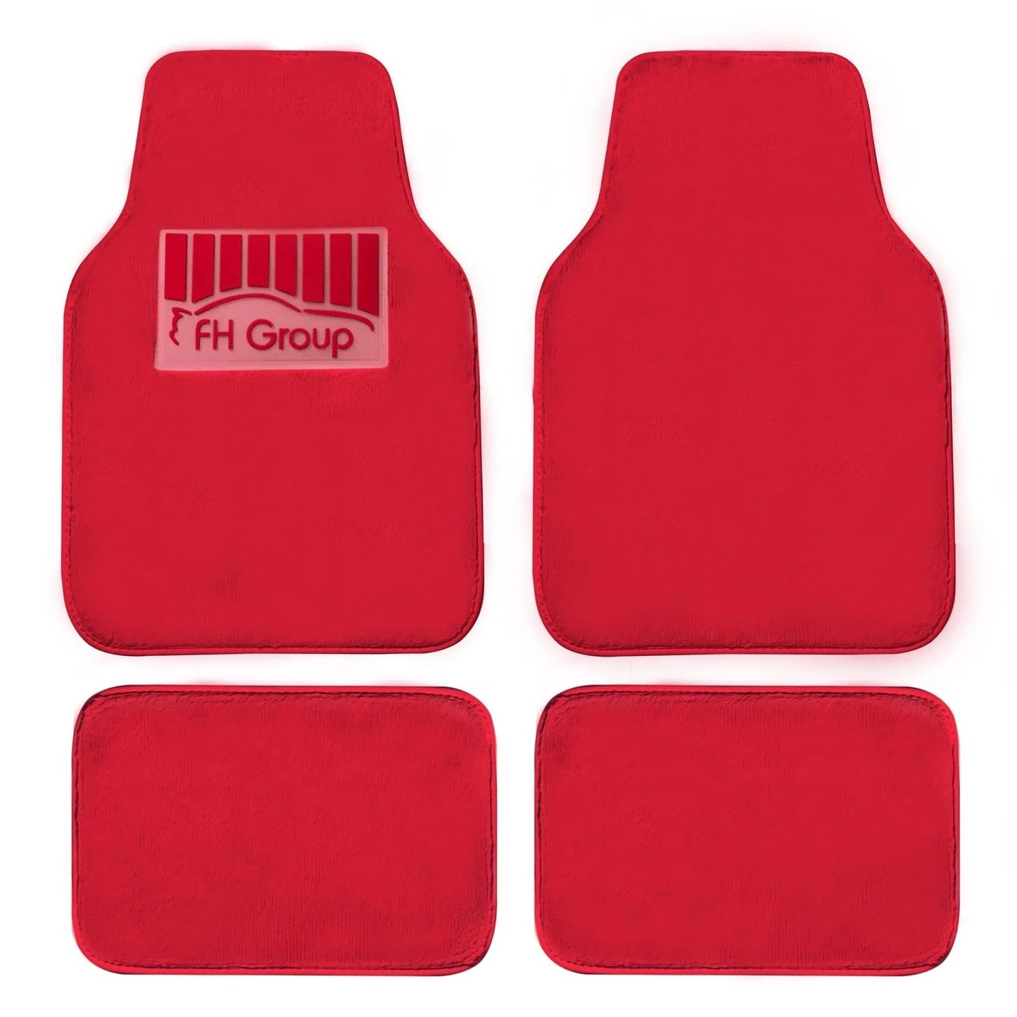4-Piece: Doe16 Faux Rabbit Fur Non-Slip Floor Mat Set DailySale