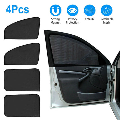 4-Piece: Front Rear Car Window Magnet Covers DailySale