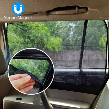 4-Piece: Front Rear Car Window Magnet Covers DailySale
