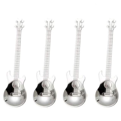 4-Piece: Guitar-Shaped Spoon Set DailySale