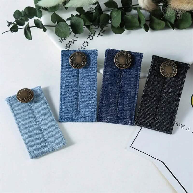 4-Piece: Jeans Elastic Waistband Button Extender Belt DailySale