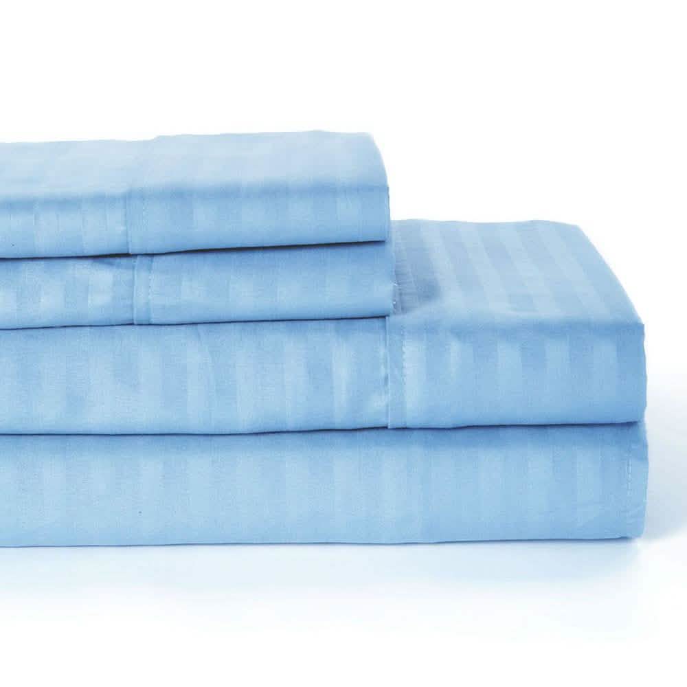 4-Piece: Lux Decor Collection Stripe Sheet Set DailySale