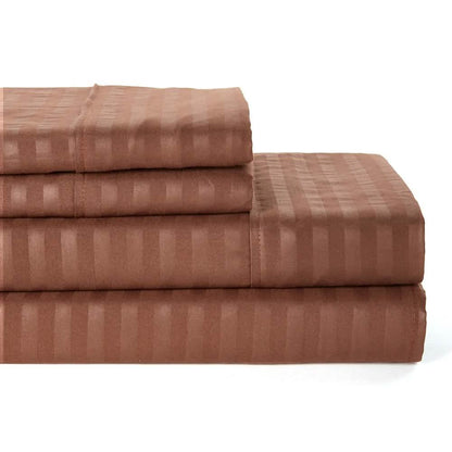 4-Piece: Lux Decor Collection Stripe Sheet Set DailySale