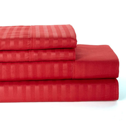 4-Piece: Lux Decor Collection Stripe Sheet Set DailySale
