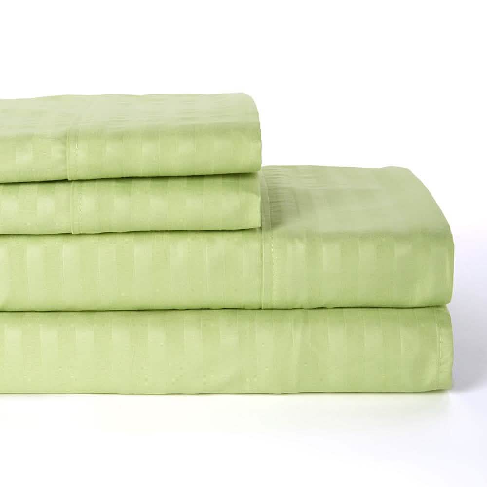 4-Piece: Lux Decor Collection Stripe Sheet Set DailySale