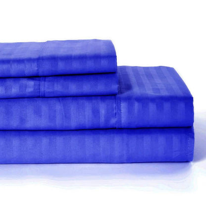 4-Piece: Lux Decor Collection Stripe Sheet Set DailySale