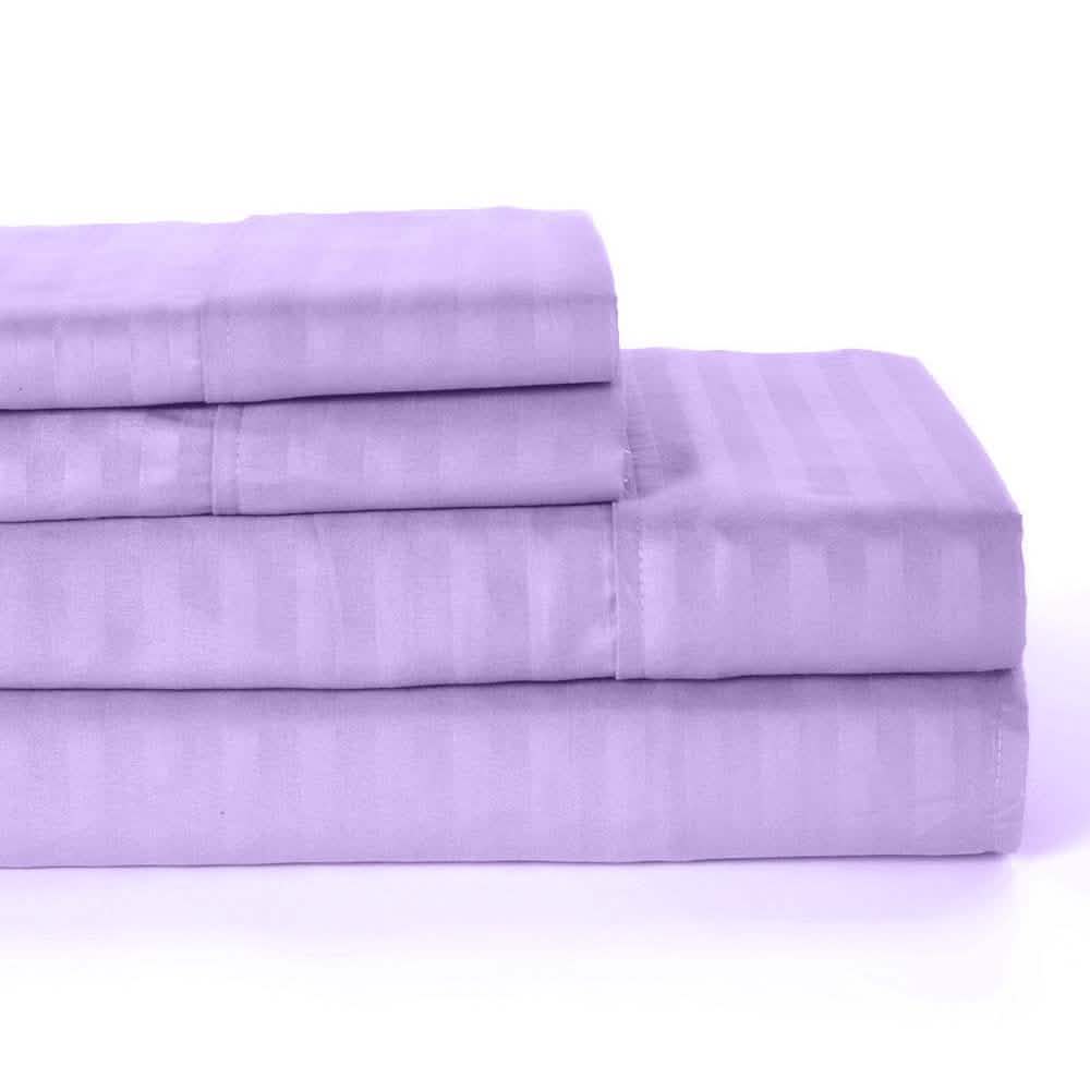 4-Piece: Lux Decor Collection Stripe Sheet Set DailySale