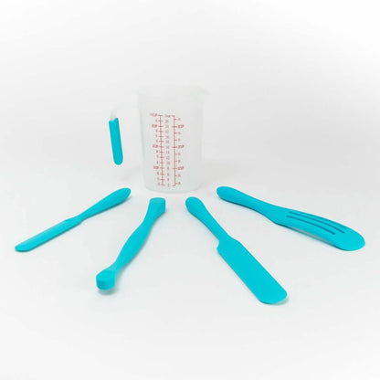 4-Piece: Mad Hungry Silicone Spurtle Baking Prep Set with Measuring Cup DailySale