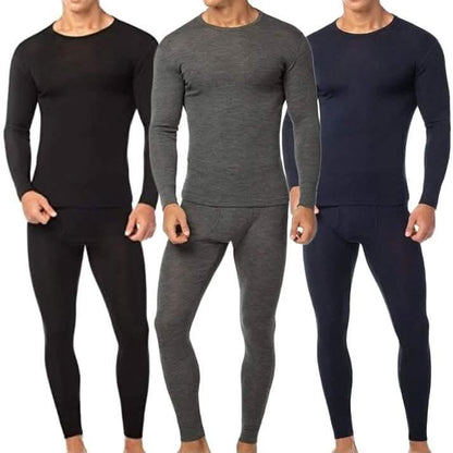 4-Piece: Men's Cotton Fleece Thermal Set DailySale