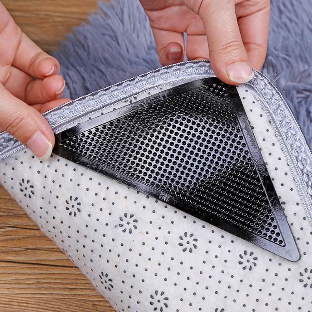 4-Piece: Non-Slip Rug Sticker Pads DailySale